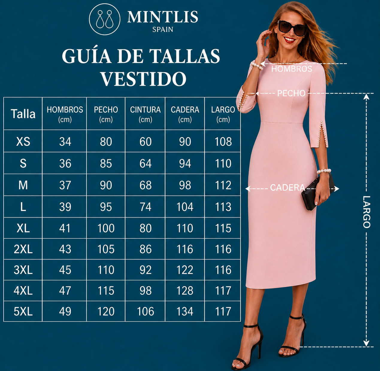 Vestido Ginebra rosa y mangas perlas, punto de algodón licra tallas (34-46) vídeo