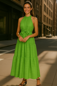 Mintlis women, cotton tulle, Roberta dress, 6 colours, sizes (36-44)