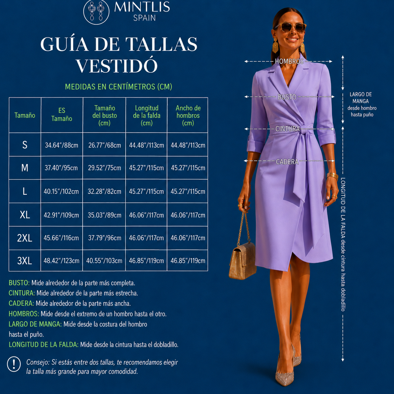Vestido Carmina Lycra algodón elastane, 4 colores, tallas (34-50) vídeo