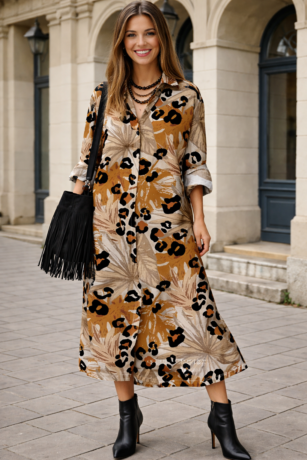 Vestido Amorío 3 escampados,talla (36-52)