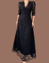 Mintlis mujer, brocado bordado, 2 colores, vestido Amori, tallas (36-46)