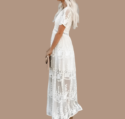 Formentera lace dress, 2 colors, 6 sizes