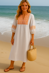 Vestido Candelaria, 5 estampados viscosa, tallas (36-50)