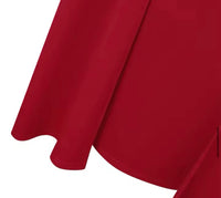 Mintlis mujer, algodón licra vestido capa Caribeño night, 3 colores, tallas (36-50)