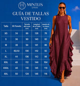Puerto Rico Ruffled Linen Cotton Dress with Pockets, 5 colors (34-50) video