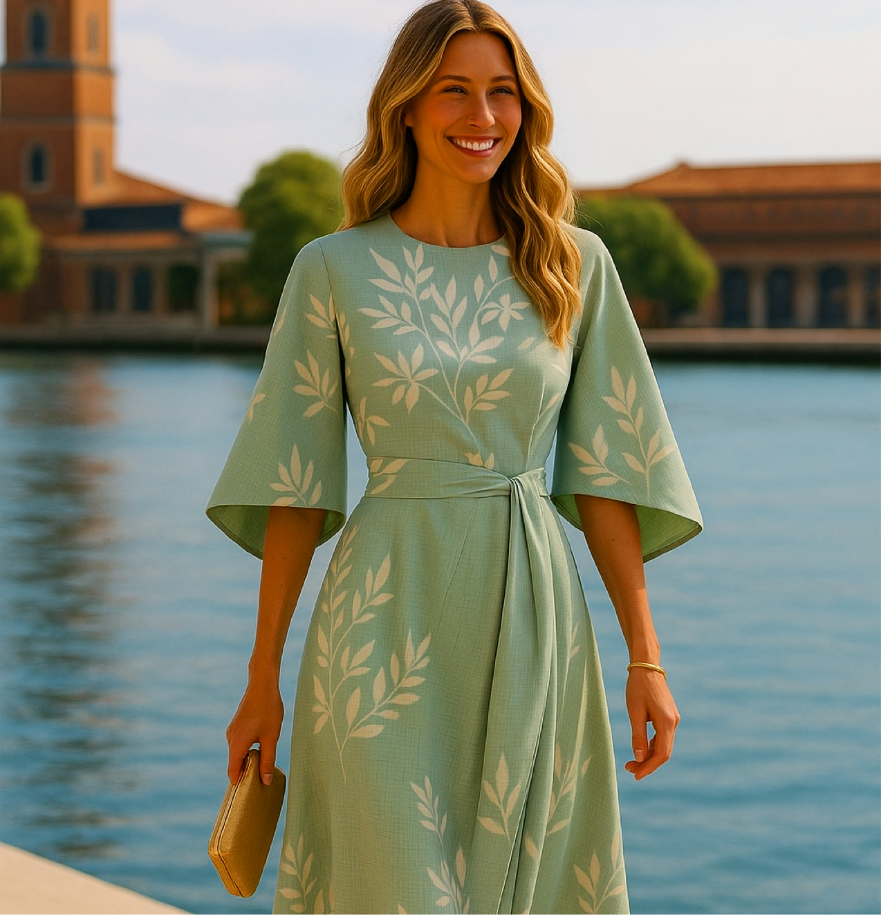 Mintlis cotton gauze Chelsea dress, sizes (36-44)