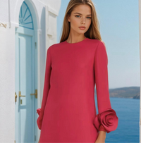 La Rosa mini crepe dress, 2 colours, 4 sizes (36-42) HAUTE COUTURE