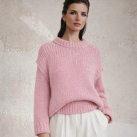 Pullover Barbara de punto,2 colores, tallas (36-48)