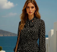 Anabells chiffon dress, sizes (36-50)