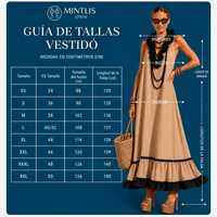 Vestido Norma volantes largo, 4 colores, talla (36-50)(vídeo)