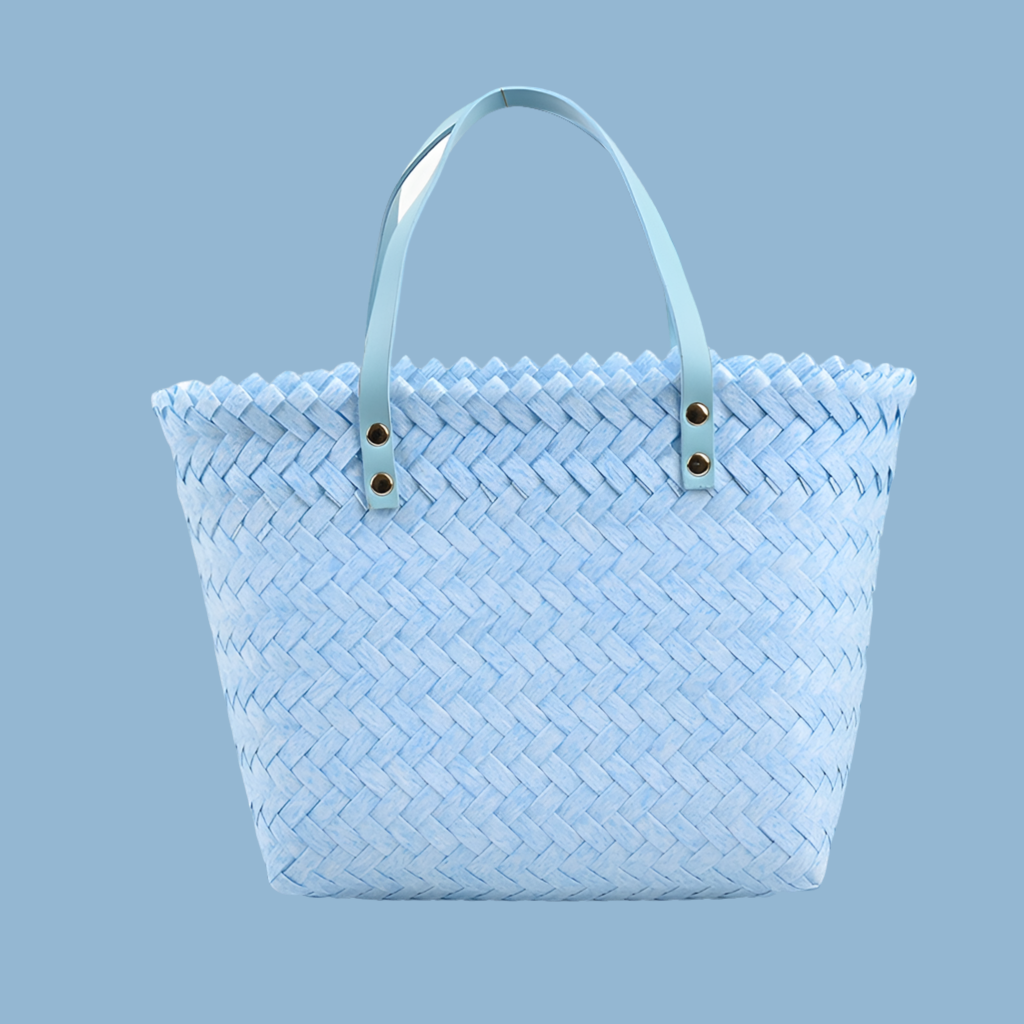 Kenya raffia baskets, 7 hand