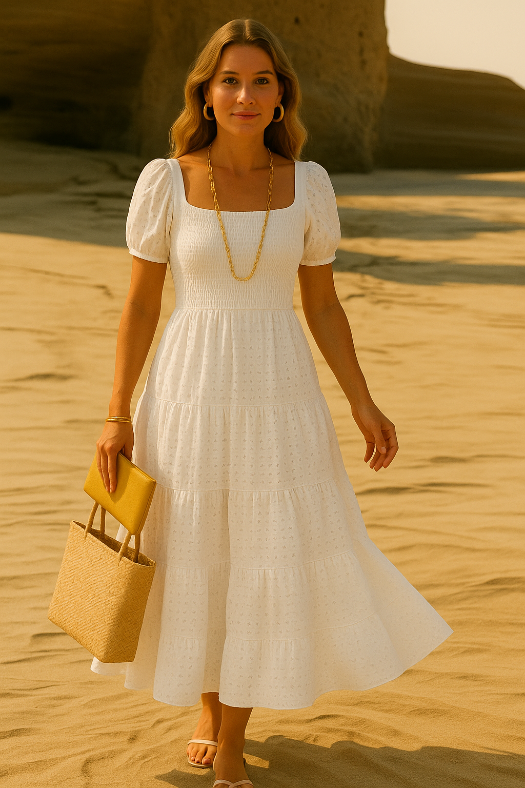 Elaine elastane stretch cotton honeycomb dress, 2 colours, 7 sizes (36-48)