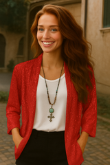 Veste à sequins MARY, 5 couleurs, 6 tailles