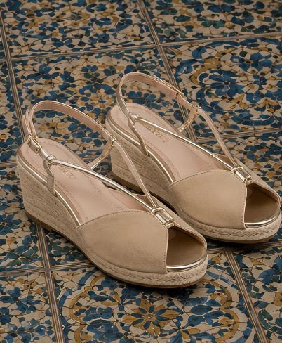 Bunny NO PAIN 24-hour suede sandals, 5 cm, 4 colors, sizes (36-41)
