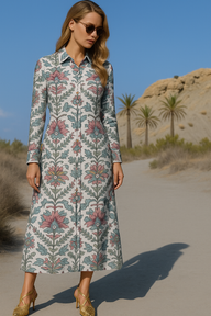 Vestido SOPHIE camiseros, 6 estampados tallas(36-50)