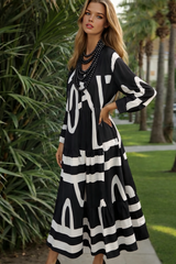 Vestido Sofia largo algodón, tallas (36-52)(vídeo)