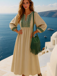 Up to -50% OFF cotton Martina dress, sizes (36-50)