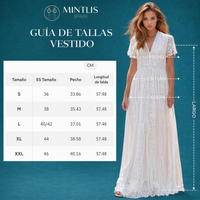 Vestido Daniela encaje largo, tallas (36-48) video