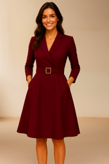 ROBE EN COTON KATTIE, 3 COULEURS, 8 GRANDES TAILLES