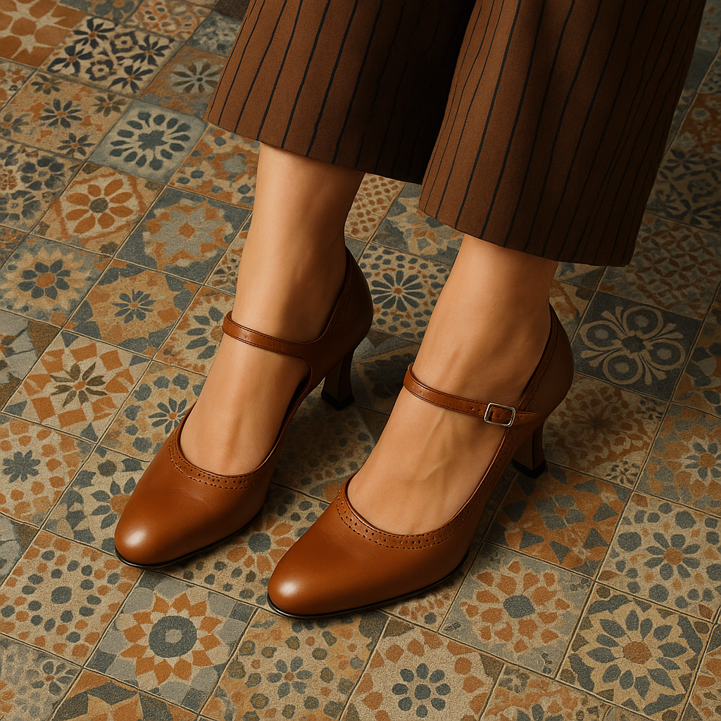 Mules Landmark Buckle Shoes, 3 Colors