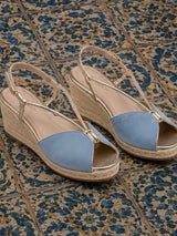 Bunny NO PAIN 24-hour suede sandals, 5 cm, 4 colors, sizes (36-41)