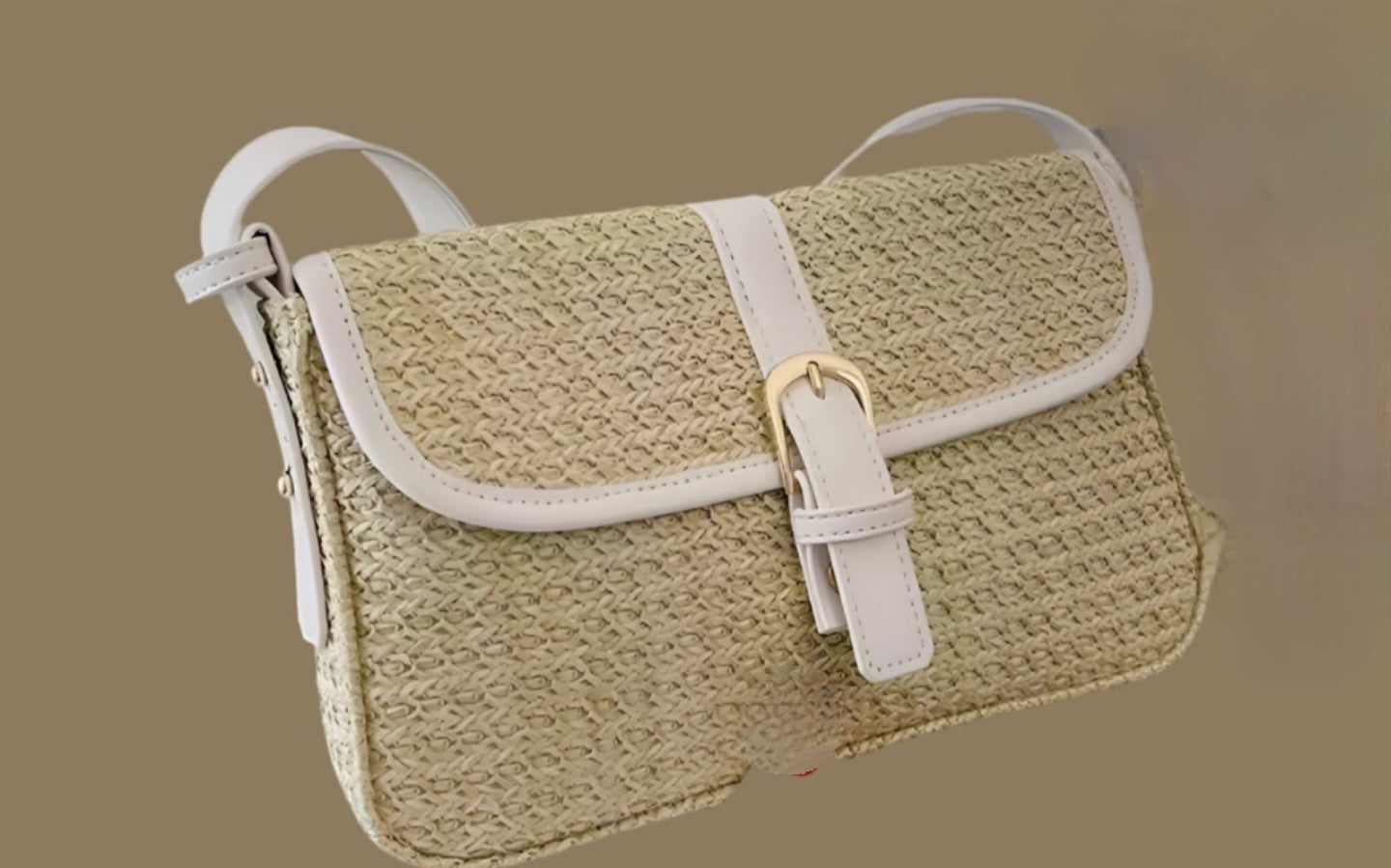 Mintlis bolso rafia clip bandolera Tropical, 3 colores