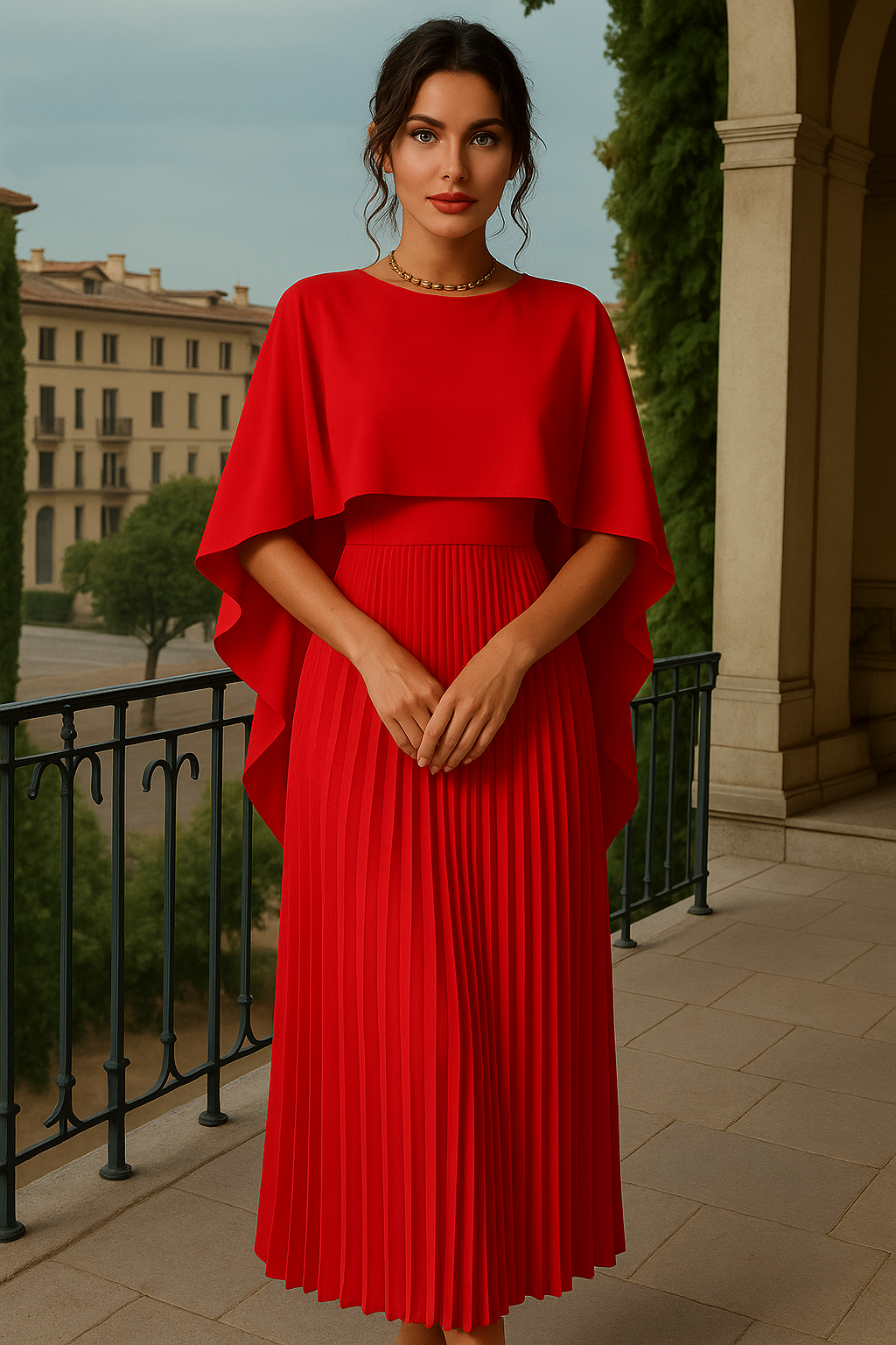 Nikita stretch knit dress with pockets and long length, 2 colors, 4 sizes