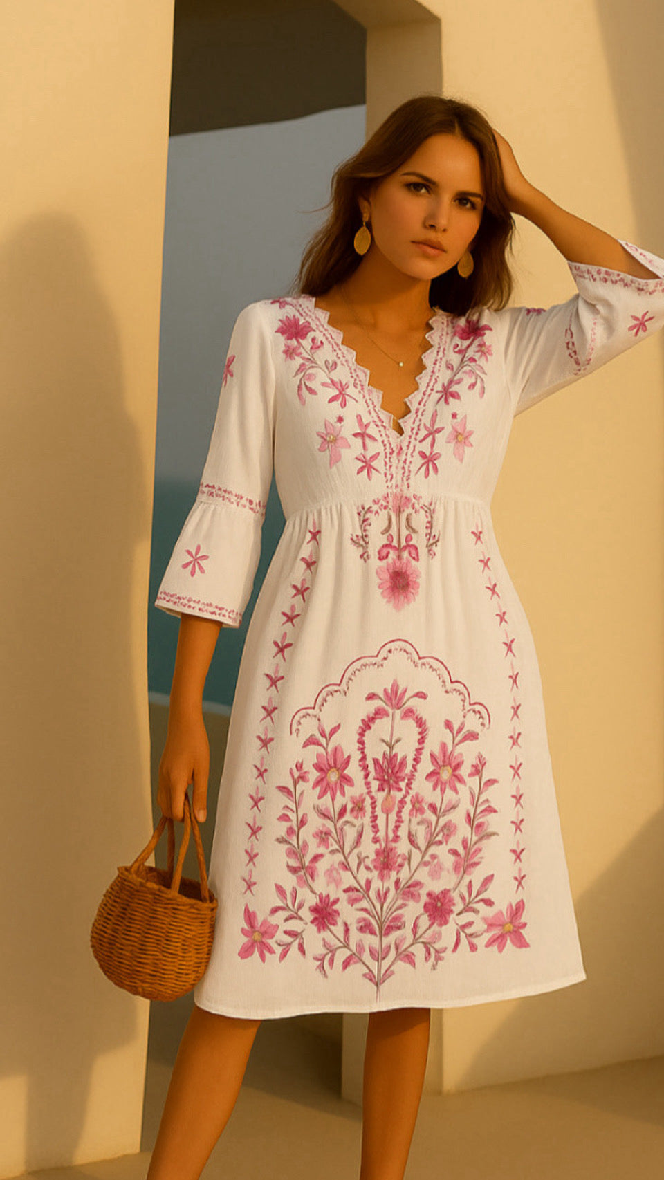 50%OFF, vestido Linnet, 4 estampados colores, tallas (34-46)