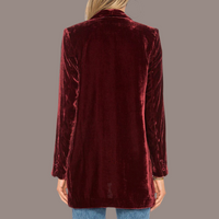 Mintlis mujer, terciopelo chaqueta Chelsea, 3 colores,tallas (36-44)