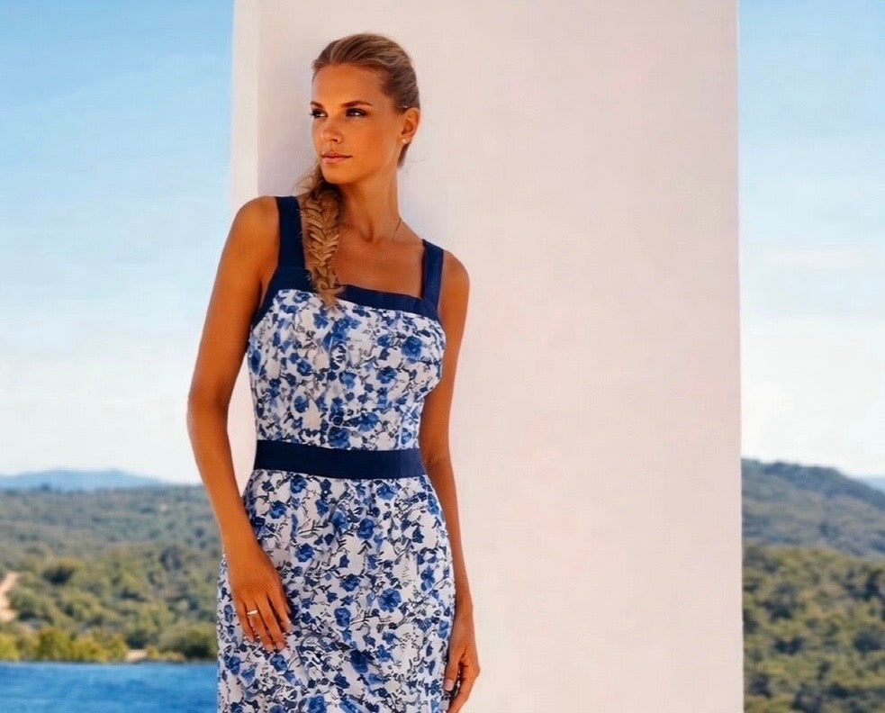 Vestido ⭐️ Copacabana Lycra estampado, tallas (34-46) video