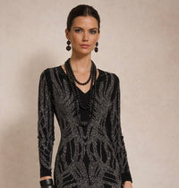 Vestido Fiorella de punto de algodón strech,lycra, tallas (36-50)