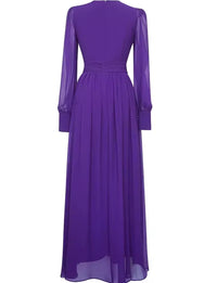 Vestido Mónaco seda natural plisada,tallas (34-48) vídeo