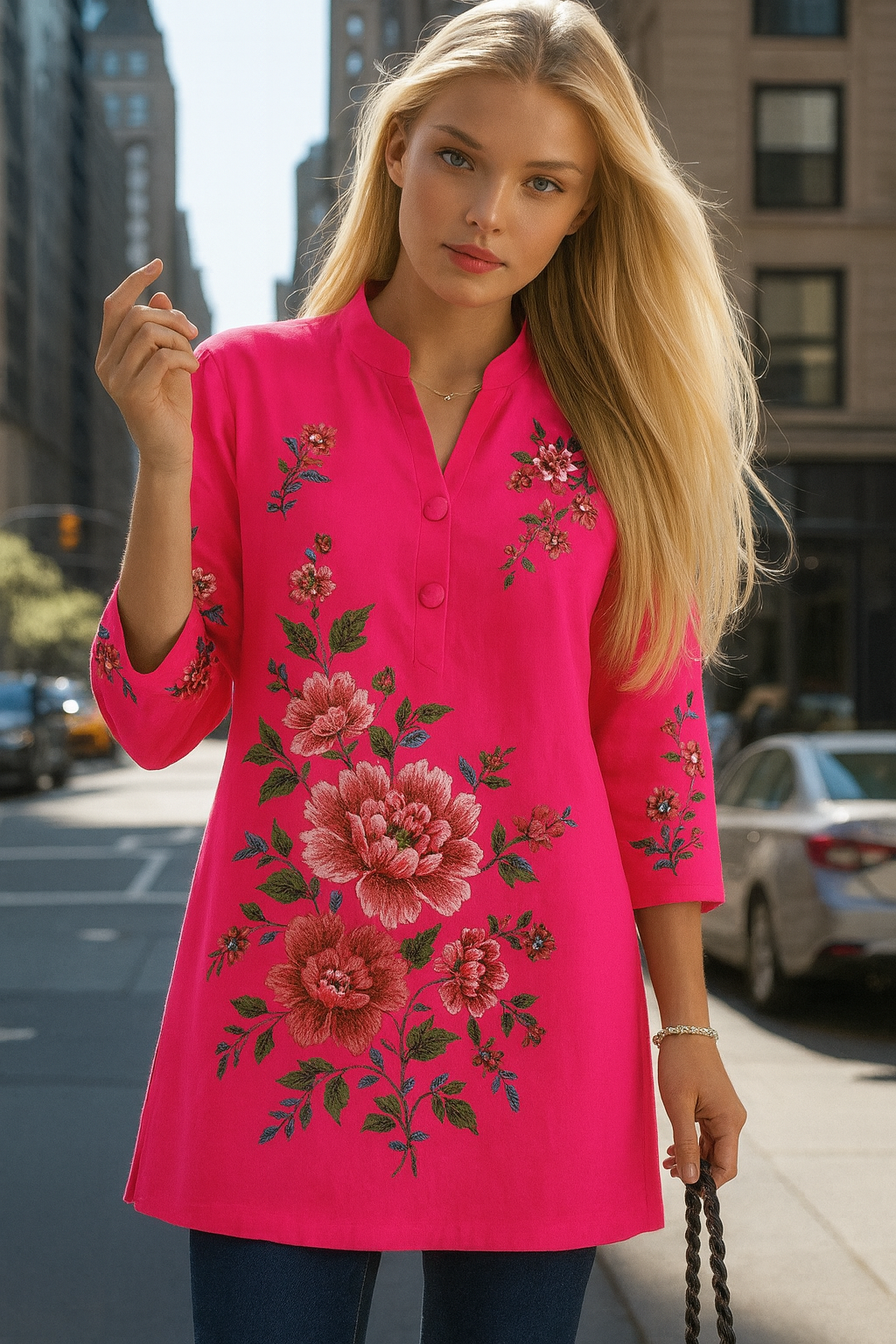 Sicilia party sequin shirt, 5 sizes (36-46)