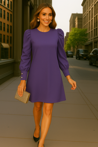 Hillary Satin Dress with sash, sizes (36-46) 3 colors