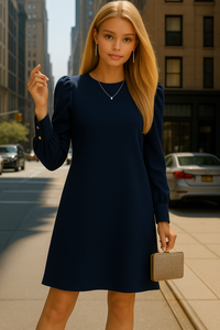 Hillary Satin Dress with sash, sizes (36-46) 3 colors