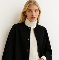 Anna wool cape jacket sizes (36-50)