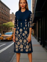 Trendyol femmes/filles Animal Mini manches longues jour/nuit robe régulière