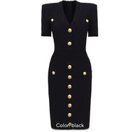 Vestido Cameron de punto de licra spandex adelgazante, 6 colores, tallas (36-46) made in Oporto