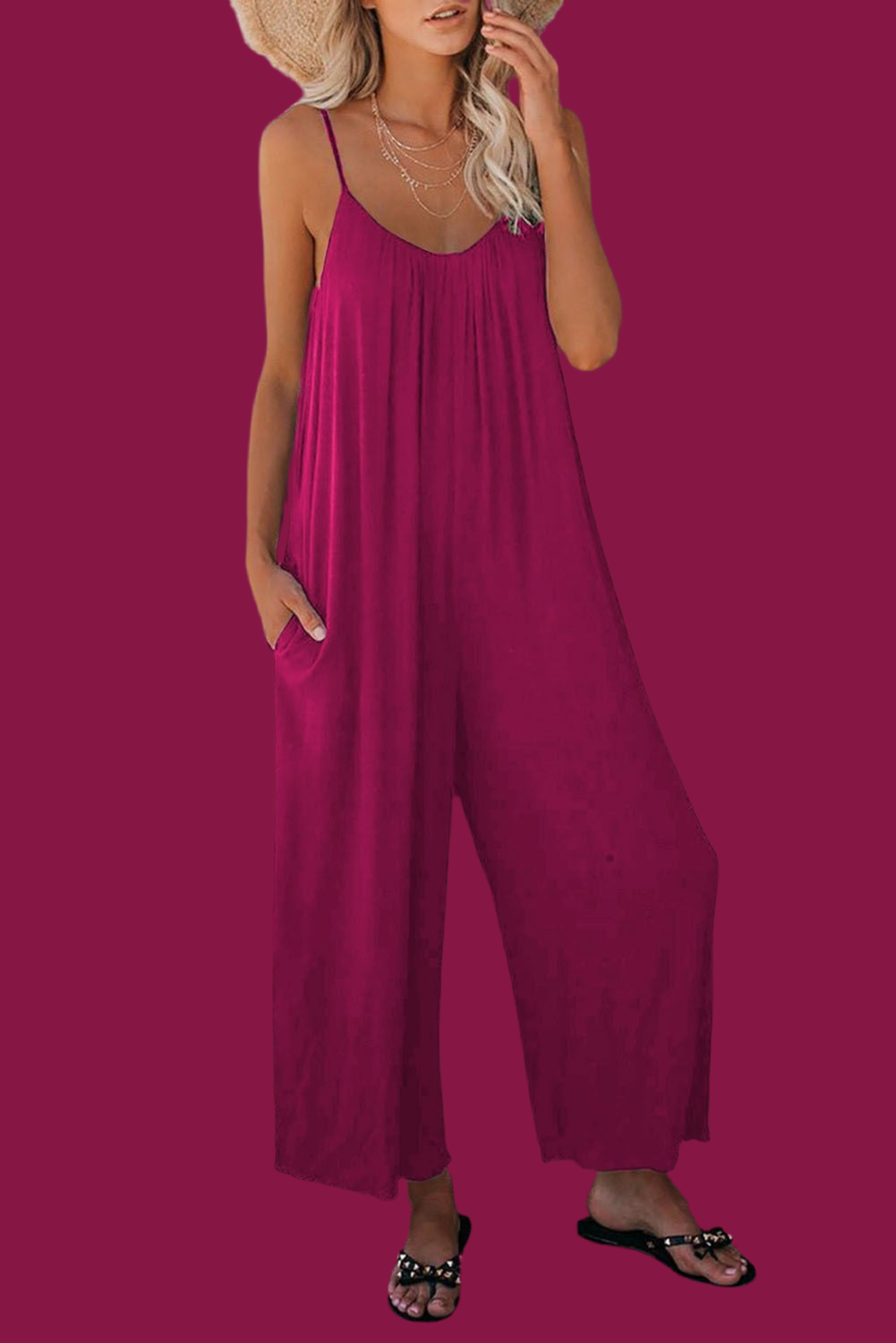 Viscose Juliet jumpsuit, 7 colors, 6 BIG SIZES