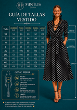 Vestido Romeria cruzado lunares algodón, tallas (34-50) video