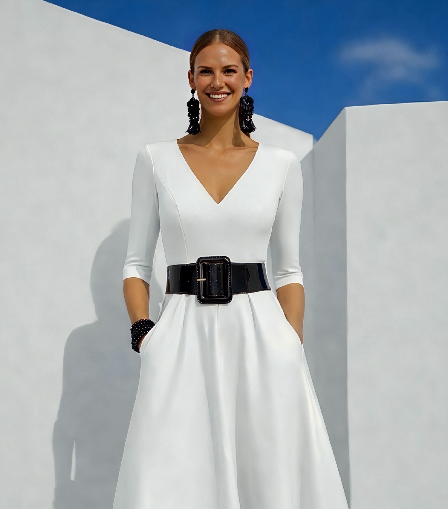 Robe dos nu en coton norvégien, 4 couleurs, 4 tailles