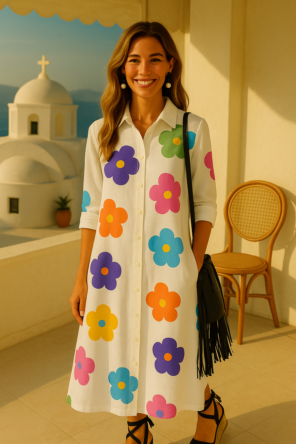 Anash shirt dress, 3 prints, sizes (36-50)
