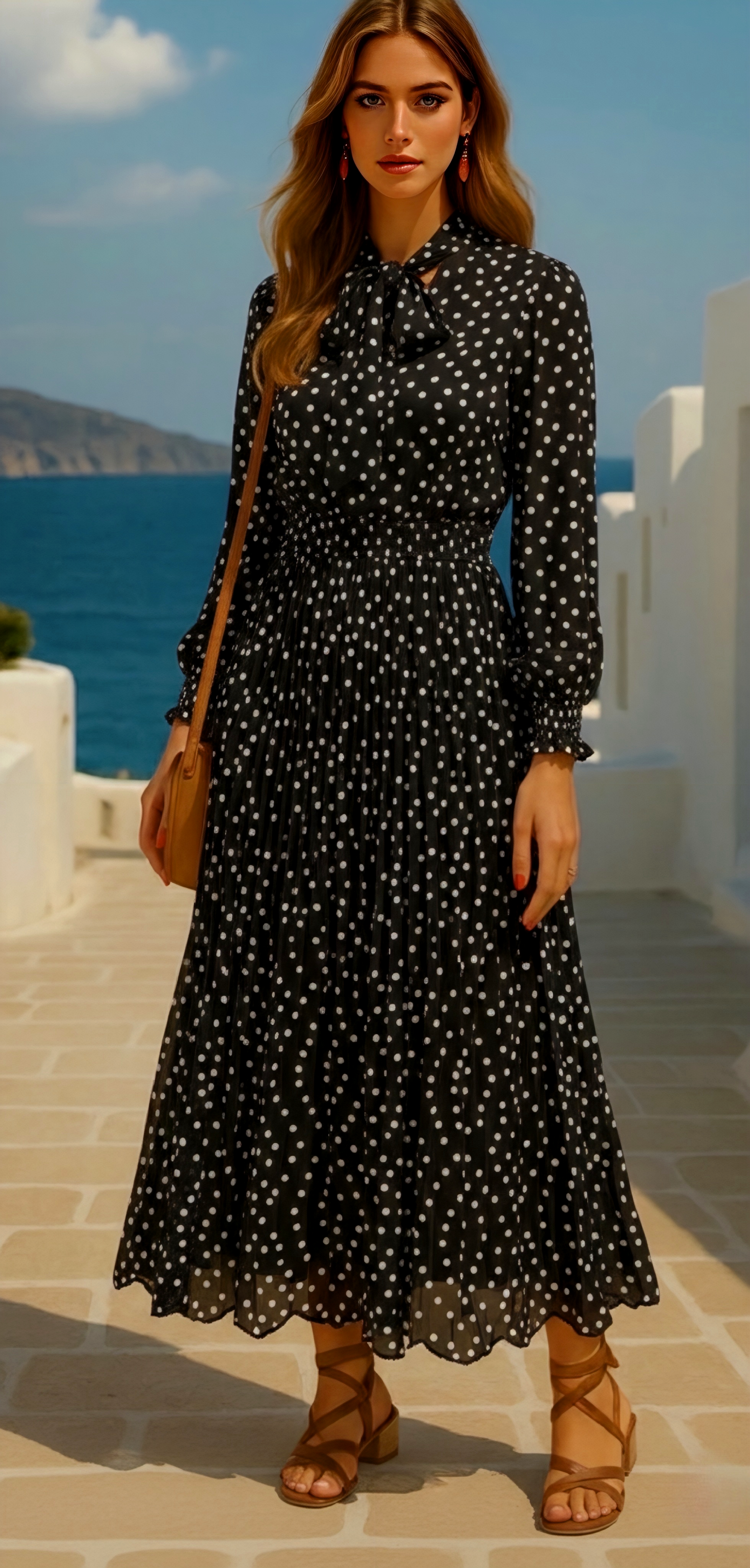 Anabells chiffon dress, sizes (36-50)