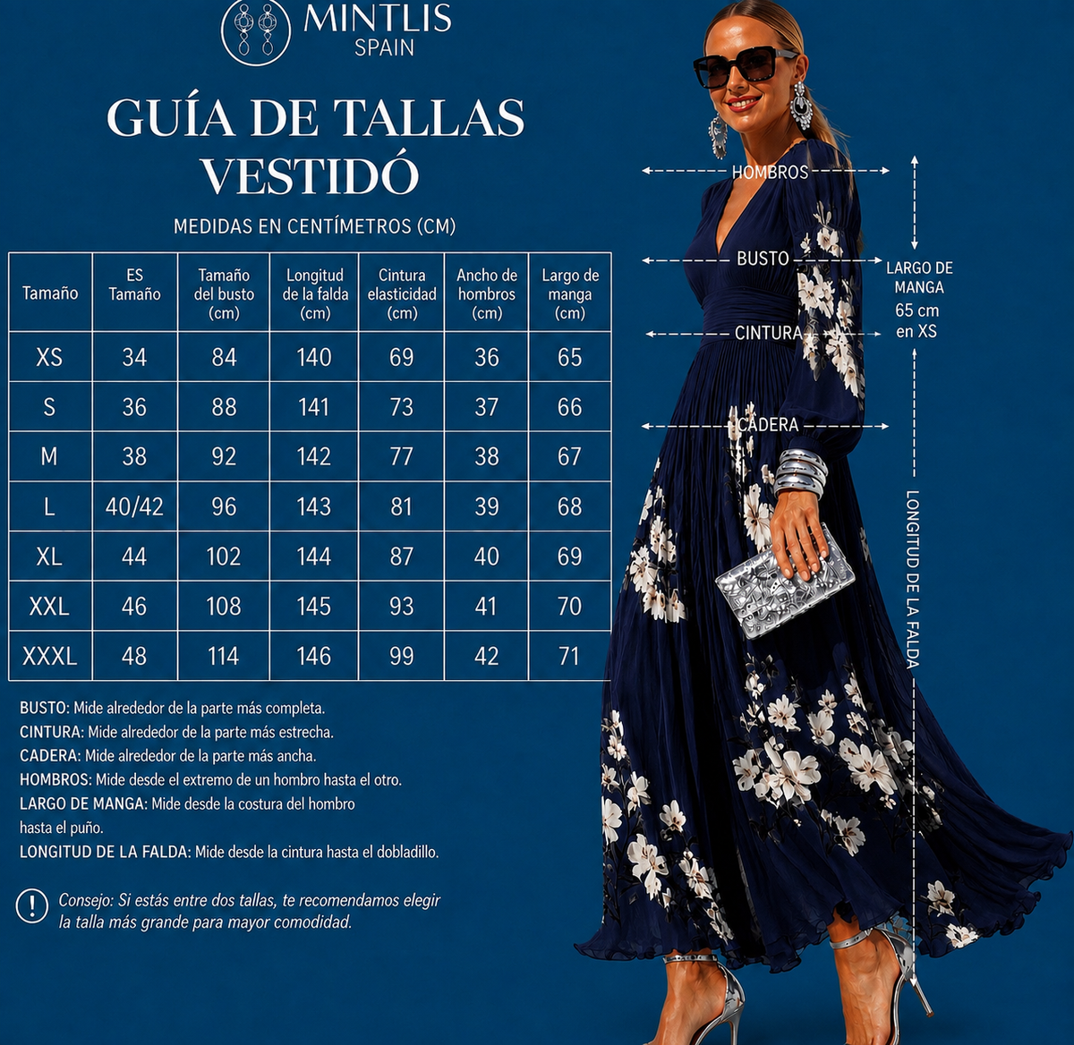 Vestido Suad gasa chiffon 2 estampados, tallas (34-48) vídeo