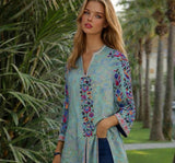 Casilda printed tunic, size (40-54) (video)