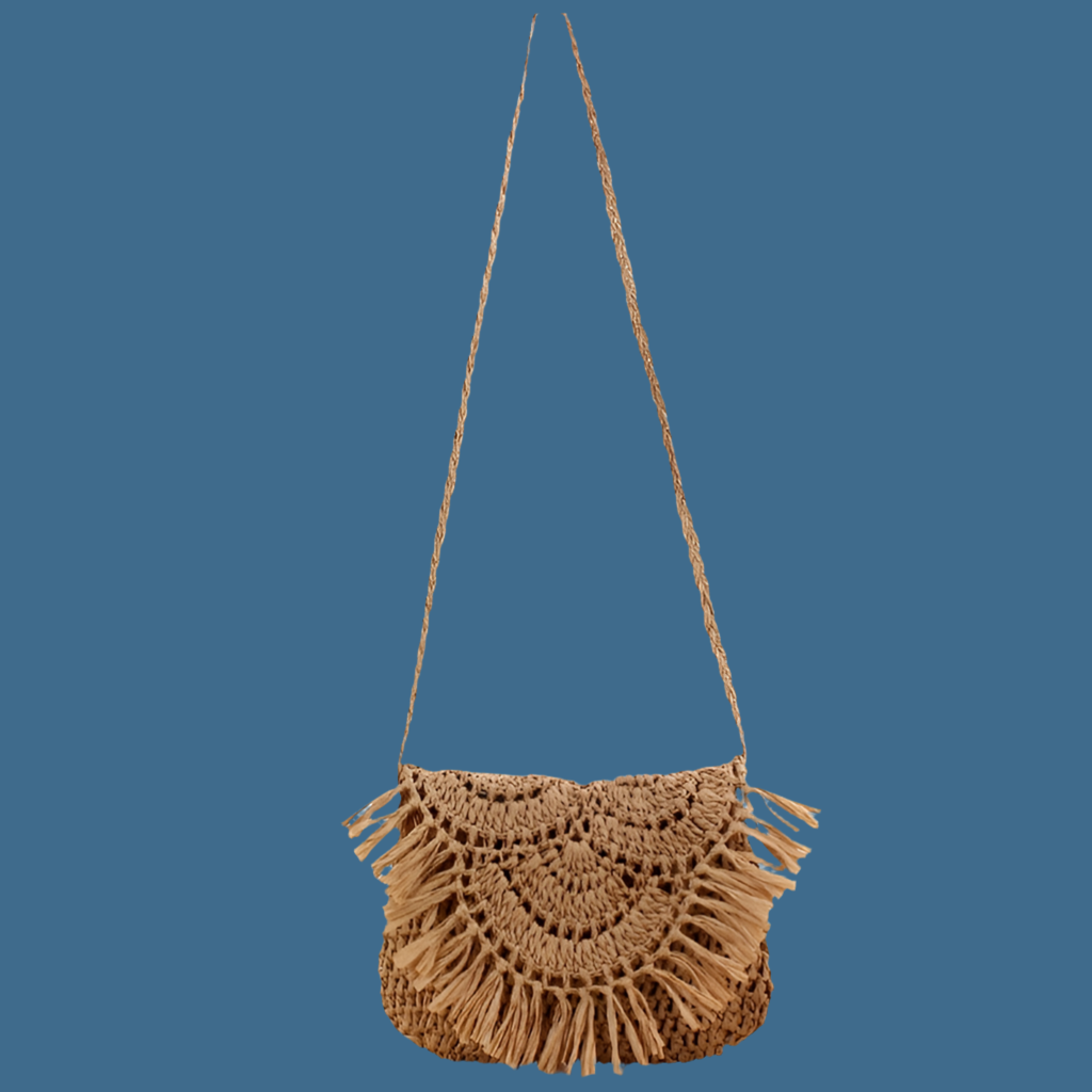 Alejandra raffia shoulder bag, 2 models