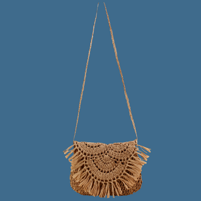 Alejandra raffia shoulder bag, 2 models