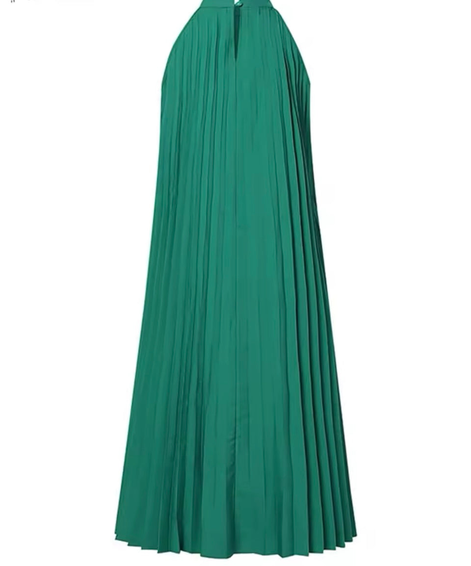 Mintlis mujer, algodon satinado plisado, vestido Indian, 3 colores, tallas (36-50)
