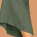 Liberty green linen jumpsuit, 5 sizes