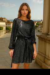 Silvana sequin dress, 7 colors, sizes (36-48)